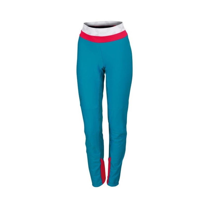 Sportful Rythmo W Training Pant turkis-kirsebær Sportful Rythmo W Training Pant turkis-kirsebær